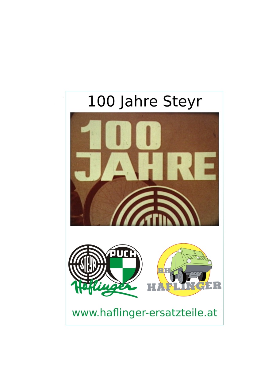DVD: 100 Jahre Steyr